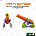 【Krystal】3D Cannon Toy | Safe Soft-Launch Artillery Game for Kids | Improves Focus & Hand-Eye Coordinationn. 