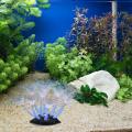 Glowing Artificial Coral Decorations Aquarium Fish Tank Ornaments Glowing Effect Aquarium Decor Silicone Artificial Coral Plant.
