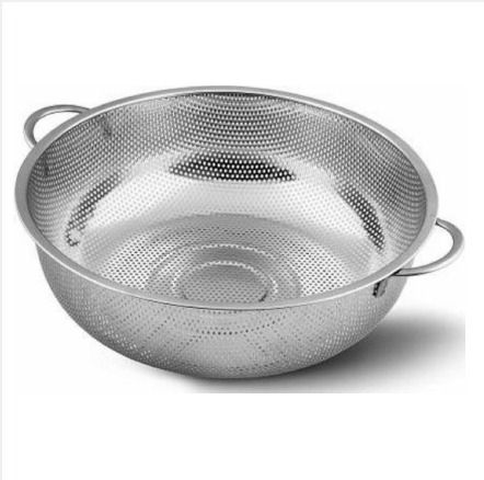 Chakni/Strainer/Filter/Taller%20Brim%20Basket/Rice%20Filter/Rice%20sakni%20-Stainless%20Steel-28CM%20-%20Image%202
