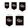 Short Door Noren Curtain Japan Ramen Pennant Kitchen Door Partition Half Curtain Resturant Entrance Hanging Flag Curtain Custom. 