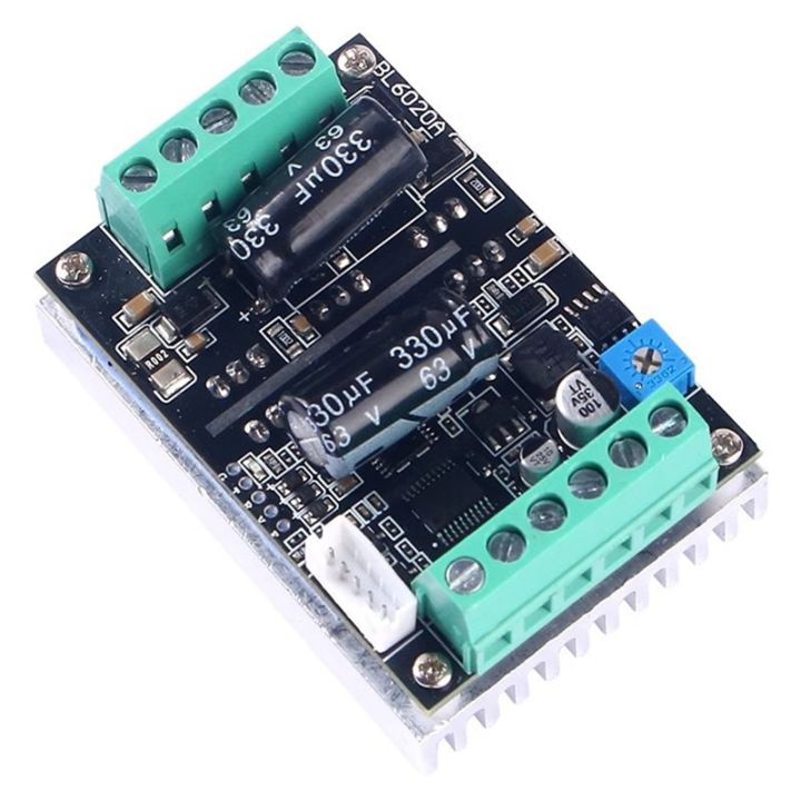 Three-Phase 6-60V 500W 20A Hall Brushless Motor Speed Control BLDC ...