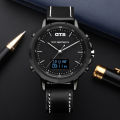 OTS Brand Men's Sports Watches Outdoor Water Resistant Calories Watch Compass Men Watch Relogio Masculino. 
