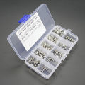 KOGEEK 200pcs Hex Grub Screws Kit Set Screws 304 Stainless Steel M3/M-4/M5/M6/M8 Grub Screw Assortment Packed in Organizer Box.