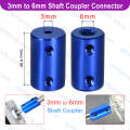 3mm to 6mm Shaft Joint Coupler Connector 3-6mm Clamp Universal Joint Stepper Motor Coupler For CNC 3D Printer Parts Gadget PCB. 