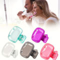 1PCS Travel Toothbrush Head Covers Toothbrush Protector Cap Brush Pod Case Protective Portable Plastic Clip For Household Travel.
