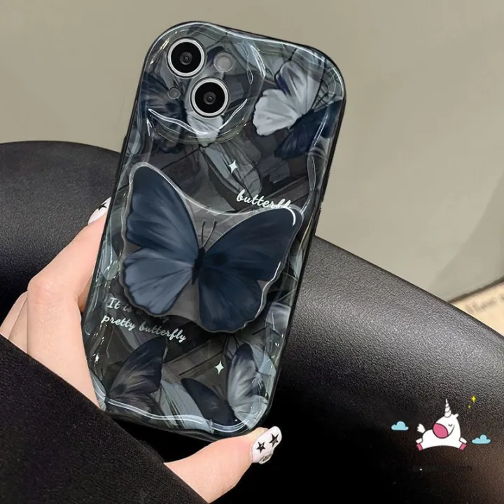 Retro%20Art%20Fantasy%20Butterfly%20Bracket%20Phone%20Case%20Compatible%20For%20Infinix%20Hot%2011%2012%2010%209%208%20Play%2030%2020%2030i%2010Lite%20Smart%207%206Plus%206%205%20SPARK%20GO%2010%20Note%2030%2012%20G96%20Creative%20Butterfly%203D%20Wavy%20Curved%20Edge%20Cover%20-%20Image%204