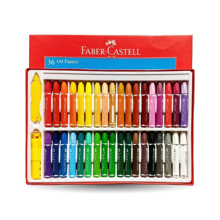 Fabeer-Casteell Oil Pastels for drawing 36 Color same as picture