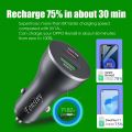 Supervooc Car Charger for OPPO Find X5, 65W Warp usb cigarette lighter adapter for OnePlus 11, 12V/24V Usb socket for Realme. 