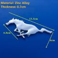 【DATA FROG Global MALL】Car Styling metal Mustang horse Front Hood Grille Emblem Running Horse Decal for Ford mustang accessories Shelby GT. 