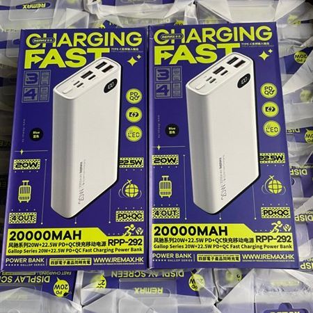 Remax RPP-292 Gallop Series 20000mAh 20W+22.5W+PD+QC Fast Charging ...