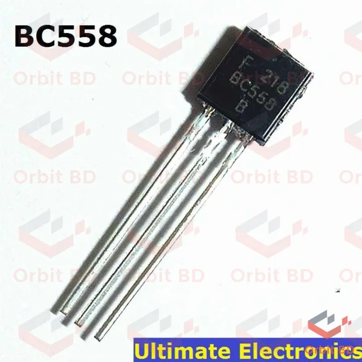 BC558 PNP General Purpose Transistor-50Pcs | Daraz.com.bd