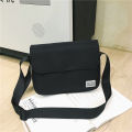 Men's Fashionable Oxford Cloth Messenger Bag Japanese Style Simple Retro Shoulder Bag Messenger Bag Artistic Student Shoulder Bag Small Bag. 