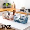 Cutlery Holder with Utensil Holder, Dish Drying Rack Counter Space Saving, Drip Tray over The Sink Dish Rack for Spoons, Chopsticks Plate Forks. 