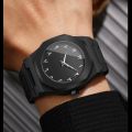 Arabic Watch Waterproof Men's Quartz Watch Black PC Plastic watch for men - Aura Arabic Watch - Black. 
