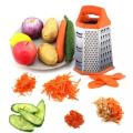 Vegetable Grater Stainless Steel Multi function 6 Sided Box Grater.