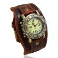 All-Match Fashion Punk Retro Brown Black Belt Strap Leather Watch Men Bracelet For Women Jewelry Freely Shipping. 