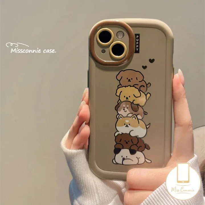 MissConnie%20Cute%20Duoluohan%20Puppy%20Interesting%20Graffiti%20Couple%20Phone%20Case%20Compatible%20for%20IPhone%2016%2017%20Air%2011%2015%2014%2013%2012%20Pro%20Max%20XR%20X%20XS%20MAX%20New%20Cream%20Puffs%20Luxury%20Liquid%20Silicon%20Shockproof%20Cover%20-%20Image%202