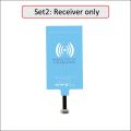 Qi Wireless Charging Receiver for Oneplus 8T 10T 9R 10R 8 6 6T 7 7T Pro Wireless Charger+USB Type-C Adapter. 