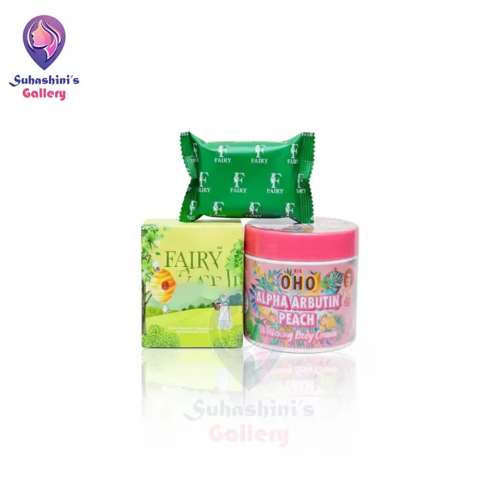 OHO%20Alpha%20Arbutin%20Peach%20Whitening%20Body%20Cream%20+%20FAIRY%20Scrub%20Gluta%20Soap%20Combo%20For%20Glowing%20Bright%20Skin%20%E2%80%93%20Body%20Whitening%20Cream%20&%20Deep%20Cleansing%20Scrub%20Soap%20Set%20-%20Image%202
