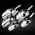 Stainless Steel Sweet Candy Ice Scraper Buffet Bar Food Measuring Scoop Shovel. 