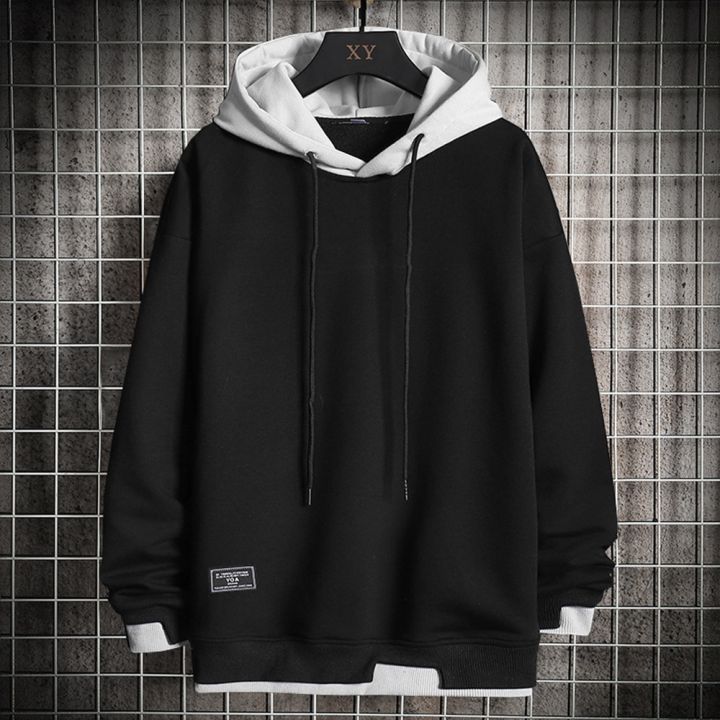 Men%20Hoodies%20Casual%20Harajuku%20Hoodie%20Solid%20Color%20Men%20Fashion%20Clothing%20Tops%20Pullover%20Hoodie%20Men%20Spring%20and%20Autumn%20Sweatshirt%20-%20Image%204
