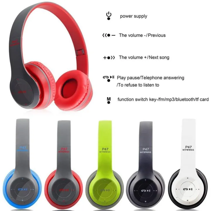Wireless%20Bluetooth%20Headphone%20P47%20Stereo%20Earphone%20with%20SD%20Card%20Slot%20&%203.5%20jack%20-%20Image%203