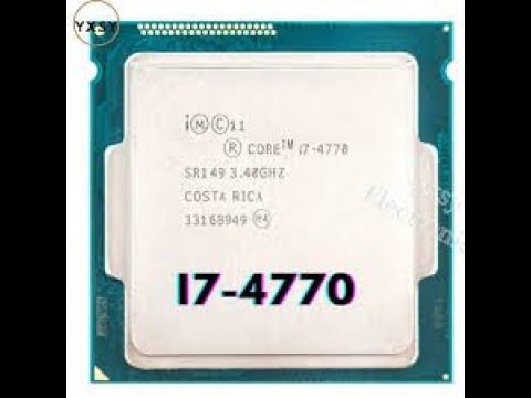 Core I7-4770S  3.40 Ghz 4 Core 8MB Cache LGA 1150 CPU Processor - 4th generation -81-85-95 model mother boards supported  with 1year warranty