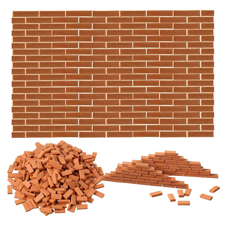1750%20Pieces%20Mini%20Bricks%20for%20Landscaping%20Miniature%20Bricks%20Brick%20Wall%20Small%20Bricks%20for%20Garden%20Parts,1/35%20Scale%20-%20Image%206