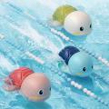 Bathroom Clockwork Swimming Toys Baby Bathtub Wind Up Swimming Lovely Cartoon Turtles Floating Bath Toys for Toddlers Baby. 