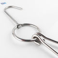 Stainless Steel Hanging Meat Hooks -Butcher, Farmer,Chef Meat Hook 0.54x26cm.