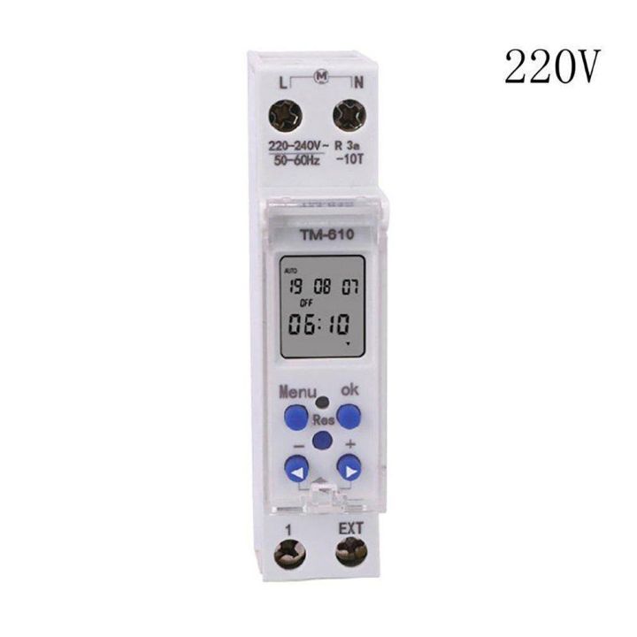 SINOTIMER%20TM610%20Programmable%20Timer%20Switch%20LCD%20Display%2018mm%20Single%20Module%20Din%20Rail%20220V%20External%20Trigger%20Switch%20-%20Image%202