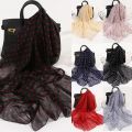 【Hey my home】scarf bandana chiffon hijab 160*50cm Women Dot Long Soft Wrap Scarf Simulation Shawl Scarves scarf бандана.