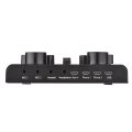 V8 Plus Live Sound Card for Streaming 15 Effects USB Audio Mixer for microphone Voice Changer Device DJ Karaoke Equipment with Adjustable Volume Support BT Connection. 