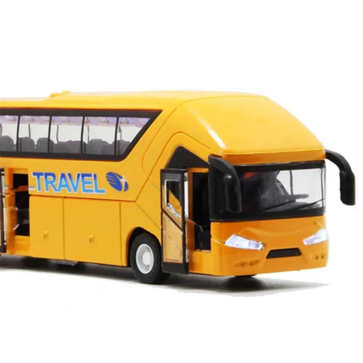 4 Wheels Toddlers Child Door Open Car Bus Model Vehicle Set FLashing ...