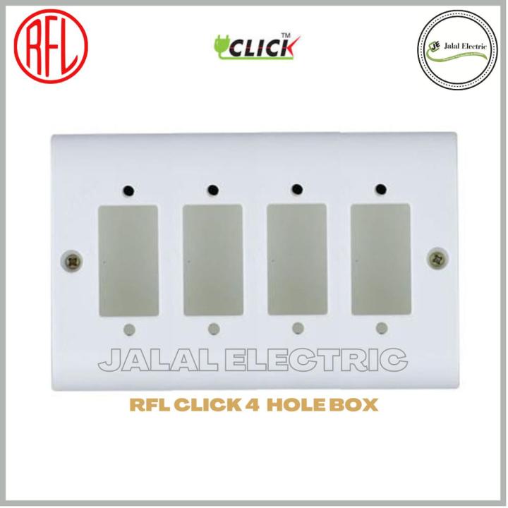 Click Four Hole Box