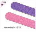 10/25 PC wood nail care tools color mini wooden nail file. 