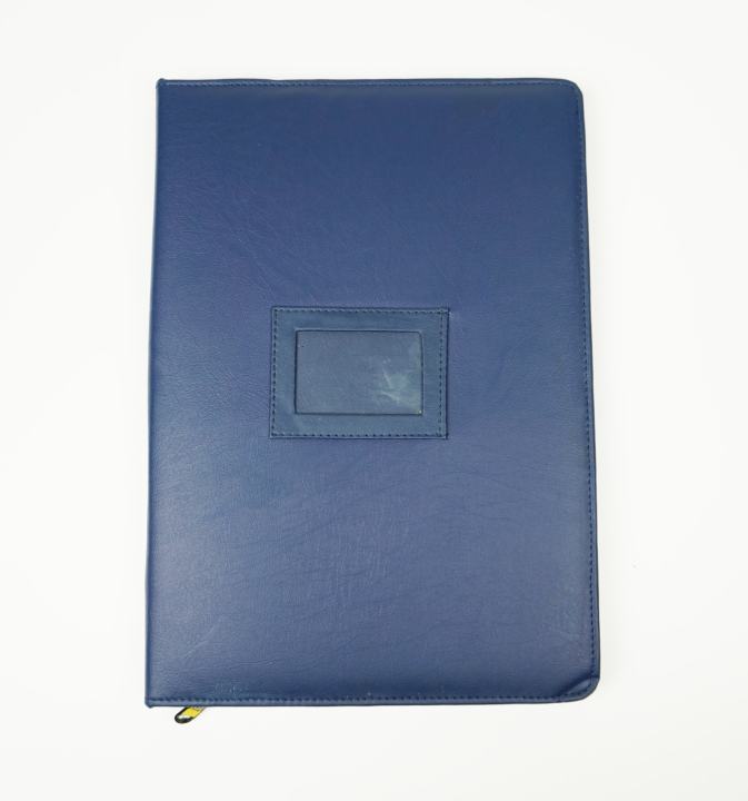 ZD Leather 15/11 inch Artificial Leather Document Organizer 2 pockets with name plate