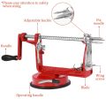 3 In 1 Fruit Peeler Machine Hand Crank Fruit Slicer Corer Apple Skin Cutter Peeling Tool Sharp Fruit Peel Remover Kitchen Gadget.