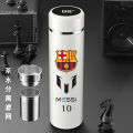 304 stainless steel smart thermos cup football fan sports water cup man c Ronaldo Messi Neymar Barcelona Real Madrid cup. 