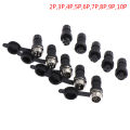 QL16 Waterproof aviation plug 2/3/4/5/6/7/8/9/10pin welded connector socket Hudduo. 