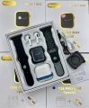 W26  Pro Max Bluetooth Calling Smartwatch with Free 2 Pair belts and Wireless Bluetooth Earphone. 