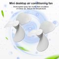 USB Desk Fan Portable Air Conditioner Fan Water Cooling Fan Desktop Table Fan. 