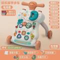 Children's Walker baby multi-function stroller toy baby anti-O-leg anti-rollover music toddler stroller. 