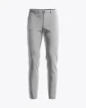 Foxy Lifestyle Men's Light Gray Chino Full Pant. 