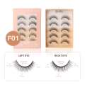 IMAGIC 5 Pairs Handmade 3D Mink False Eyelash Kit - Natural-Looking Lashes for Glamorous Eyes.
