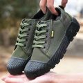 2022 New Training Labor Protection Construction Site Thick Bottom Liberation Shoes Men's and Women's Non-Slip Wear-Resistant Military Quality.