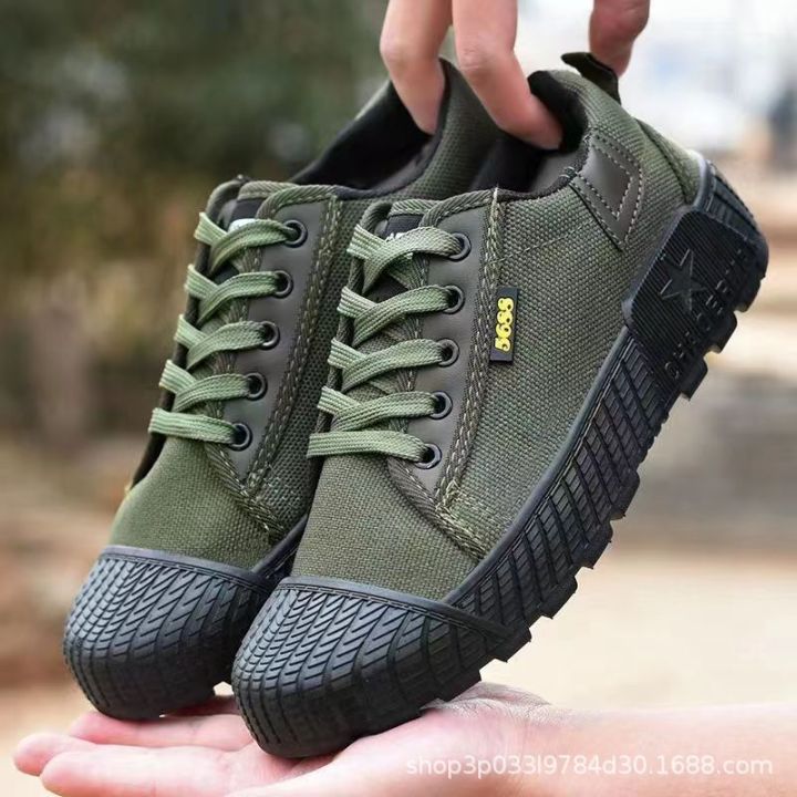 2022 New Training Labor Protection Construction Site Thick Bottom Liberation Shoes Men's and Women's Non-Slip Wear-Resistant Military Quality