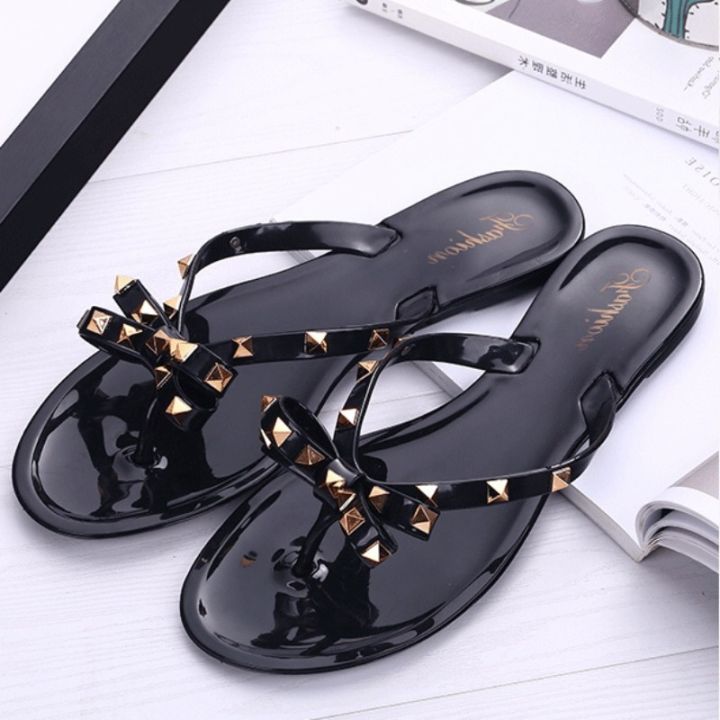 Summer%20Women%20Slippers%20Bow%20Flip%20Flops%20Rivet%20Flats%20Sandals%20Outdoor%20Transparent%20Crystal%20Beach%20Shoes%20Female%20Open%20Toe%20Shoes%20-%20Image%204
