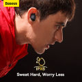 Baseus Bowie MA10 Wireless IPX6 Waterproof Bluetooth Earphone With Active Noise Cancellation Super Long Battery Life Wireless Earbuds Premium Sound With 4 ENC Mics.