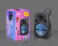 Microphone,  Wireless,  Bluetooth, Rechargeable 12" Speaker with Portable Trolley music instruments disc jockey Sound box. 